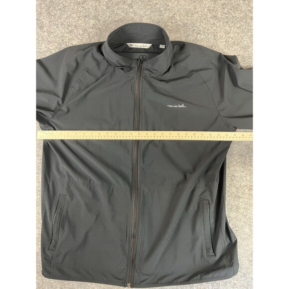 Travis Mathew Golf Jacket Missing Snap Hood Black Size XXL - Picture 3 of 9